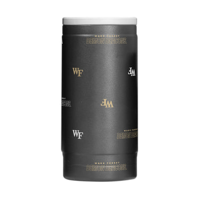 Wake Forest 12oz Step And Repeat Powdercoat SlimCan Coolie