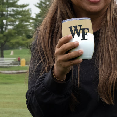 Wake Forest 16oz Colorblock Stainless Curved Beverage