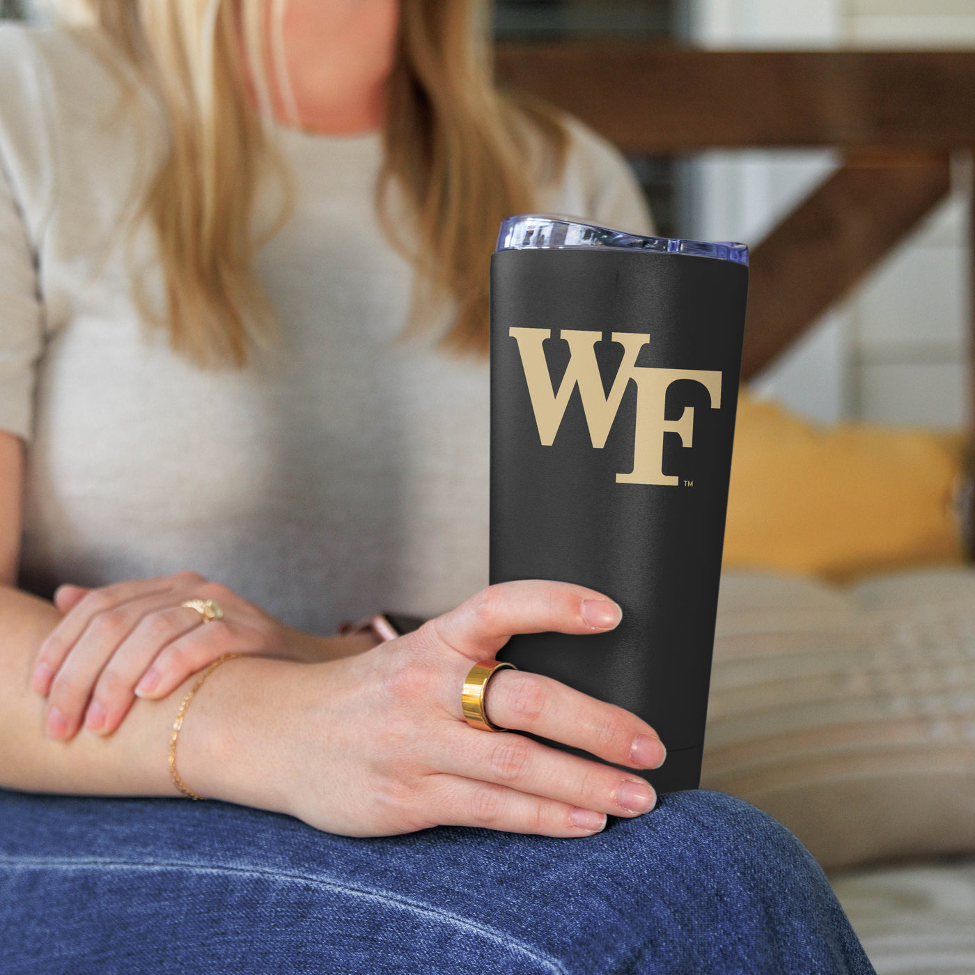 Wake Forest 20oz Flipside Powder Coat Tumbler