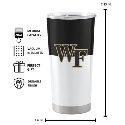 Wake Forest 20oz Colorblock Stainless Tumbler