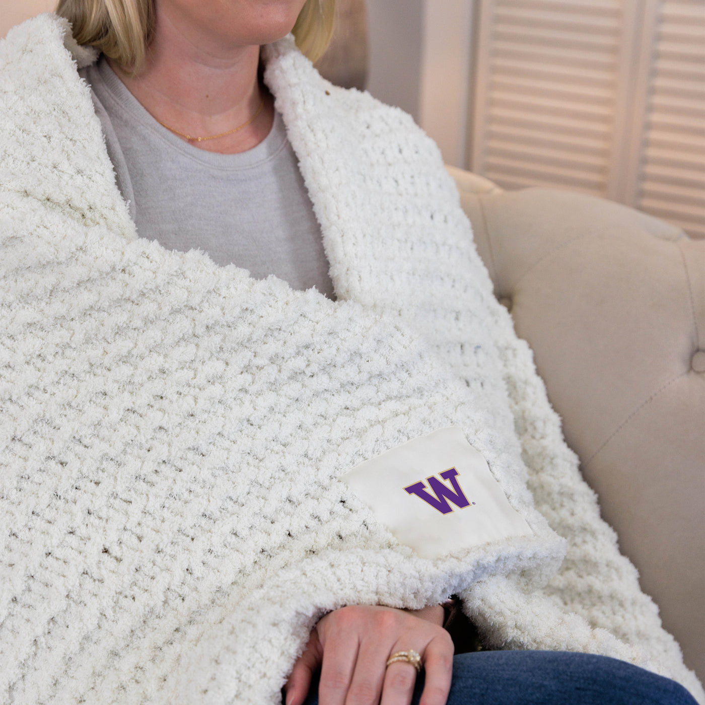 Washington Cable Knit Throw 50x60