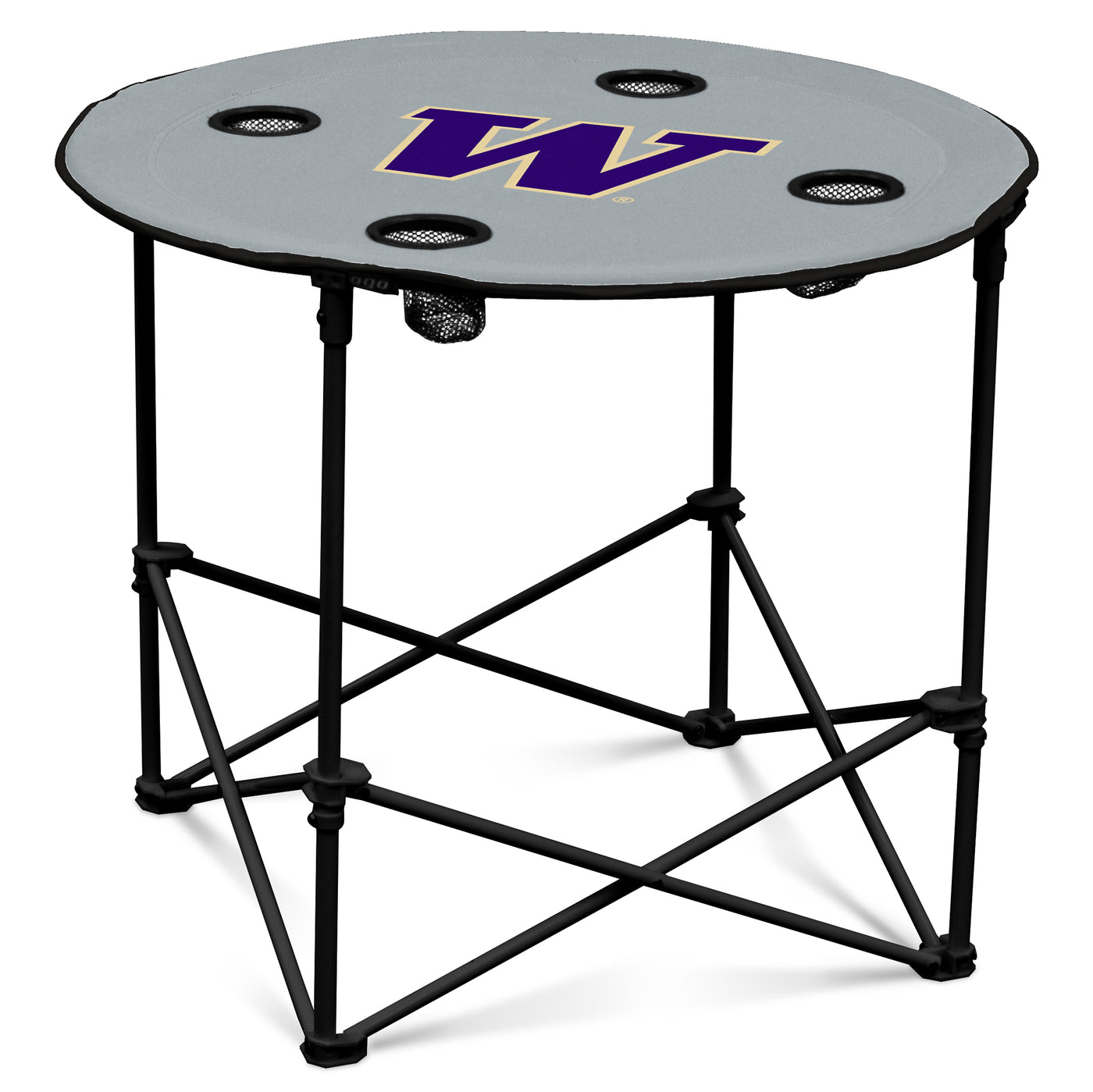 Washington Gray Round Table - Logo Brands