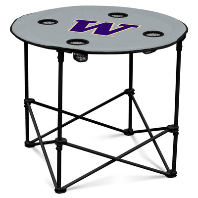 Washington Gray Round Table - Logo Brands