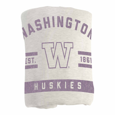 Washington Oatmeal Sweatshirt Blanket - Logo Brands