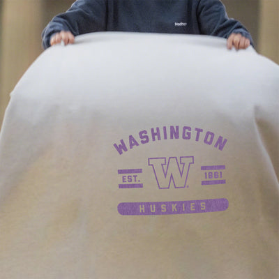 Washington Oatmeal Sweatshirt Blanket
