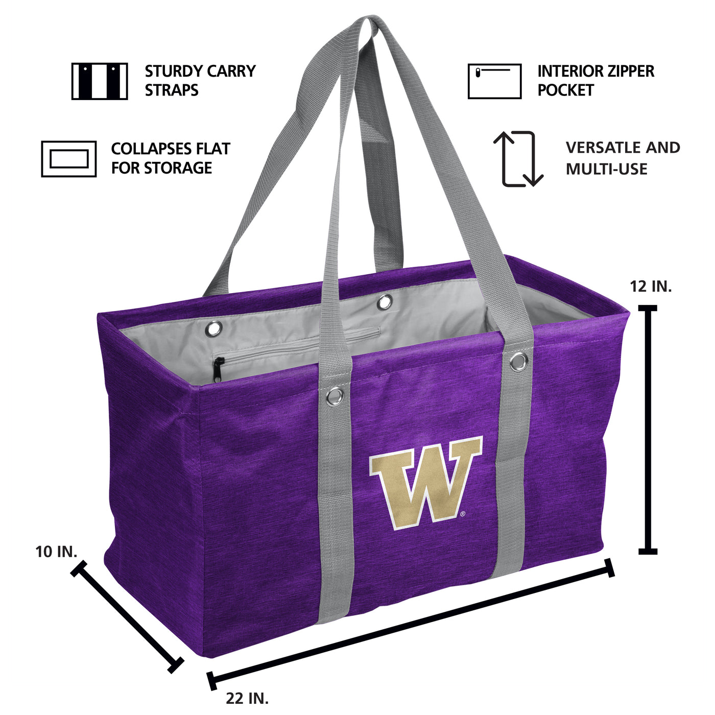Washington Crosshatch Picnic Caddy