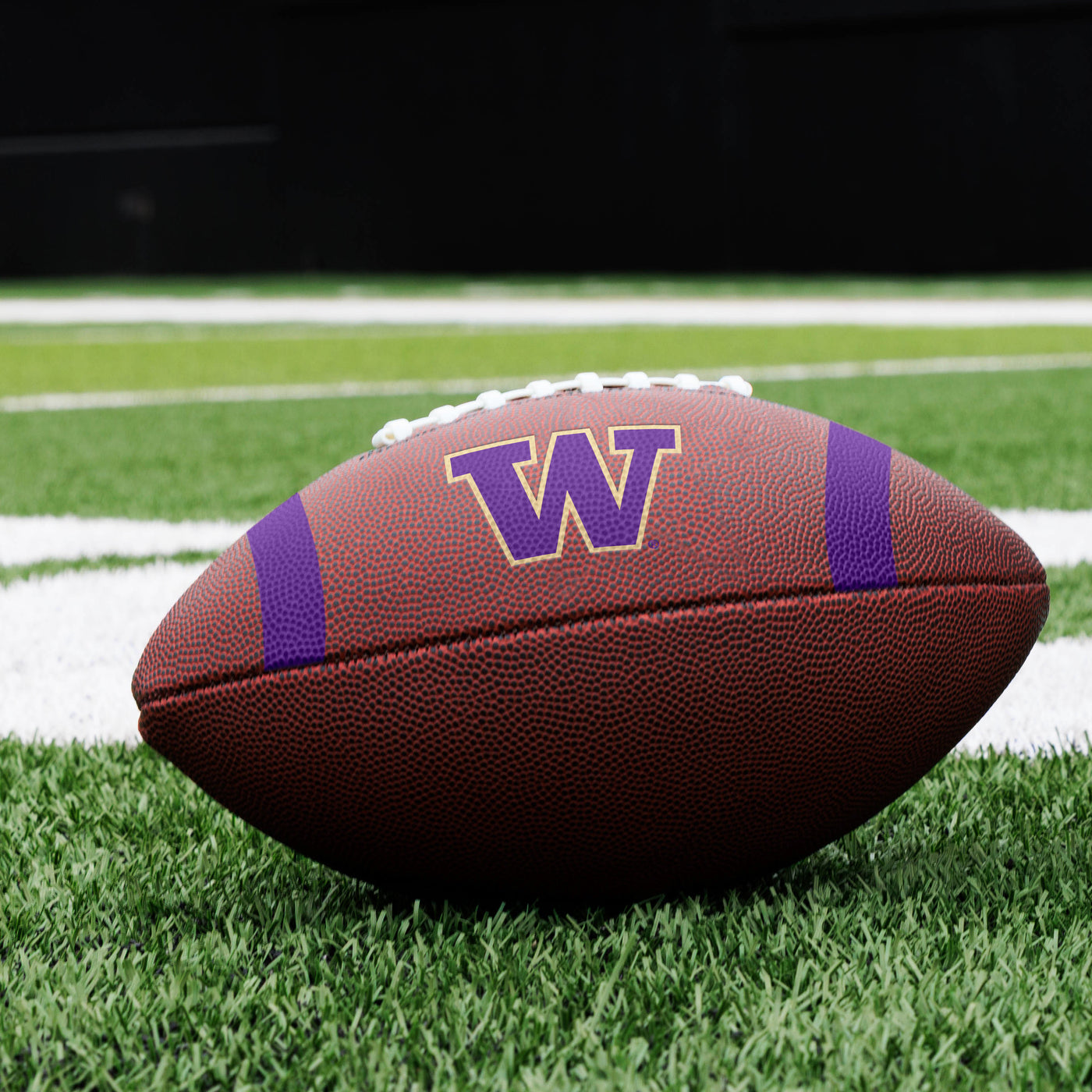 Washington Team Stripe Official-Size Composite Football