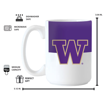 Washington 15oz Colorblock Sublimated Mug