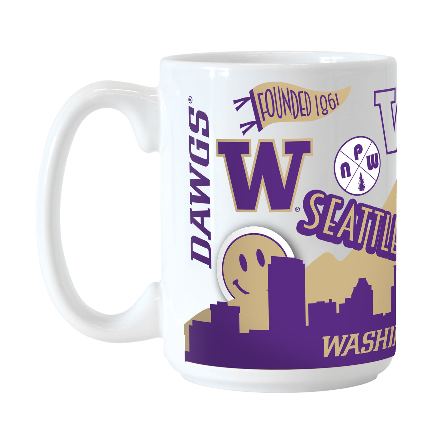 Washington 15oz Native Sublimated Mug