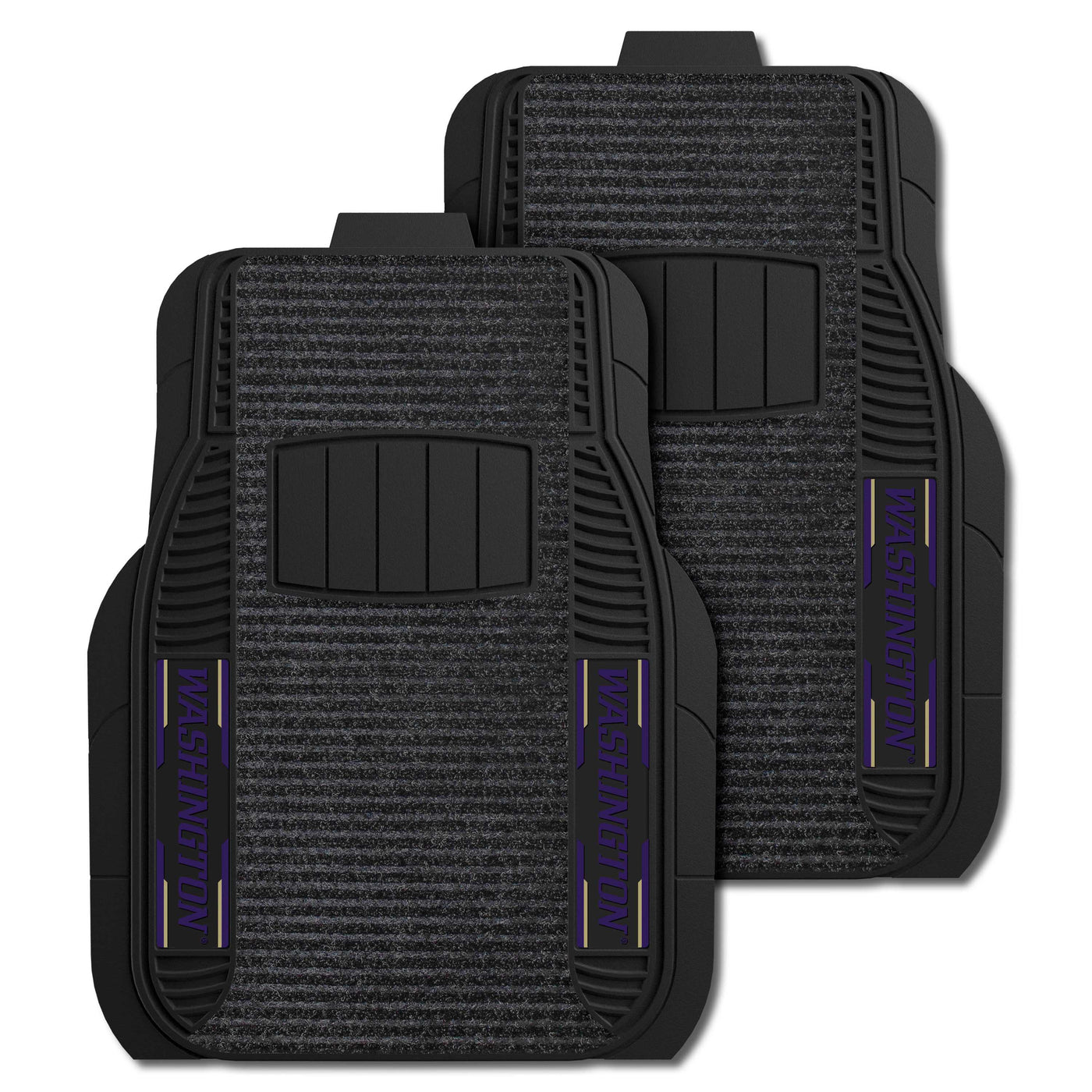 University of Washington 2-pc Deluxe Car Mat Set