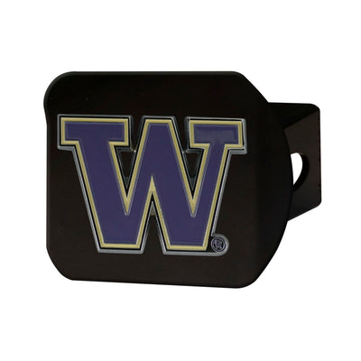 University of Washington Color on Black Hitch Cover