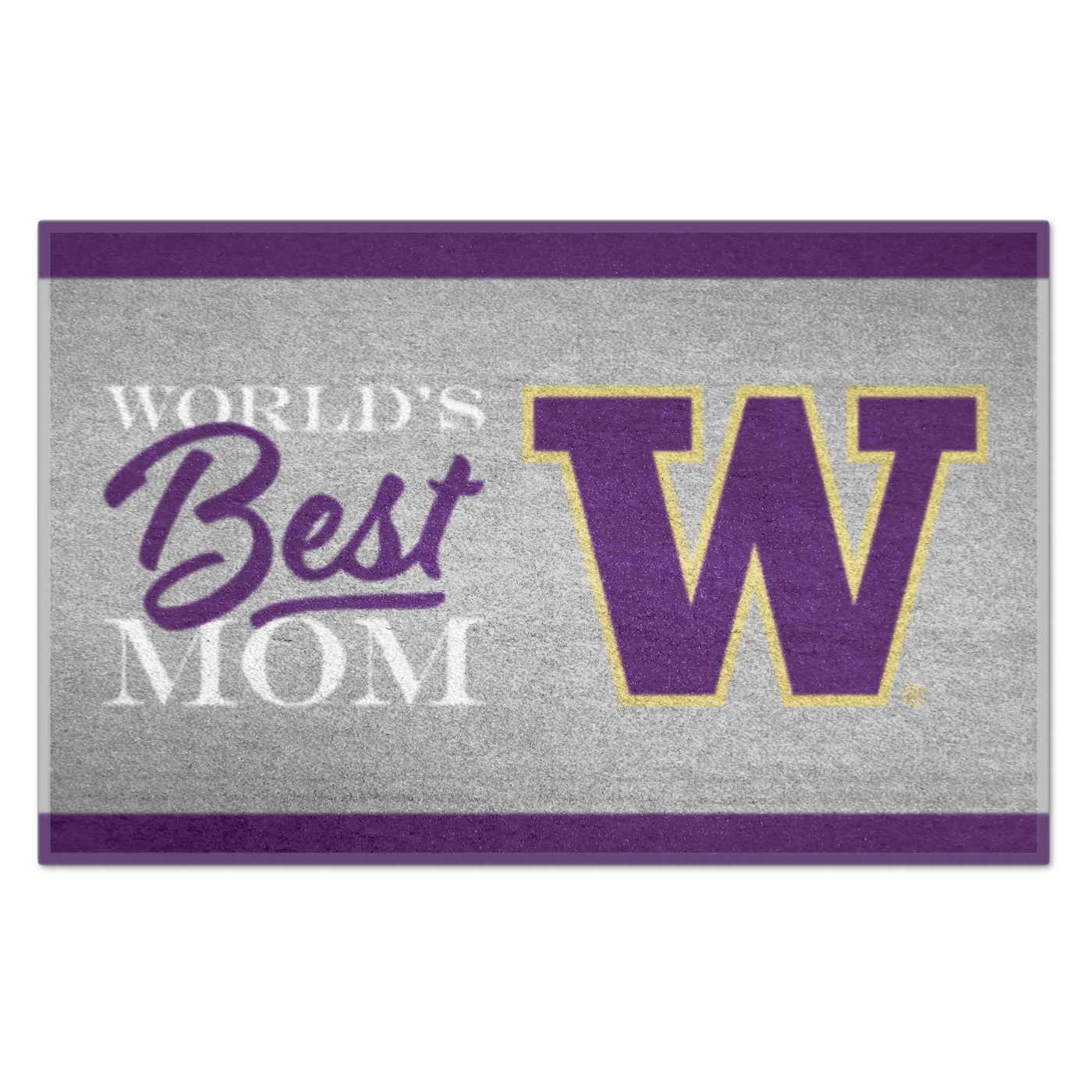University of Washington Starter Mat - World's Best Mom