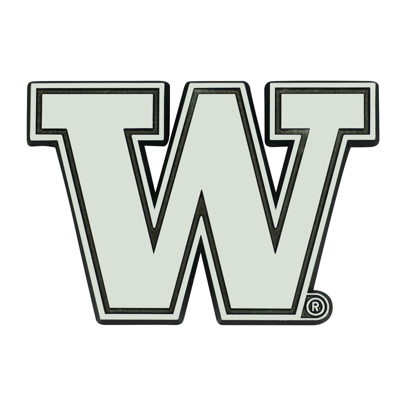 University of Washington Chrome Emblem