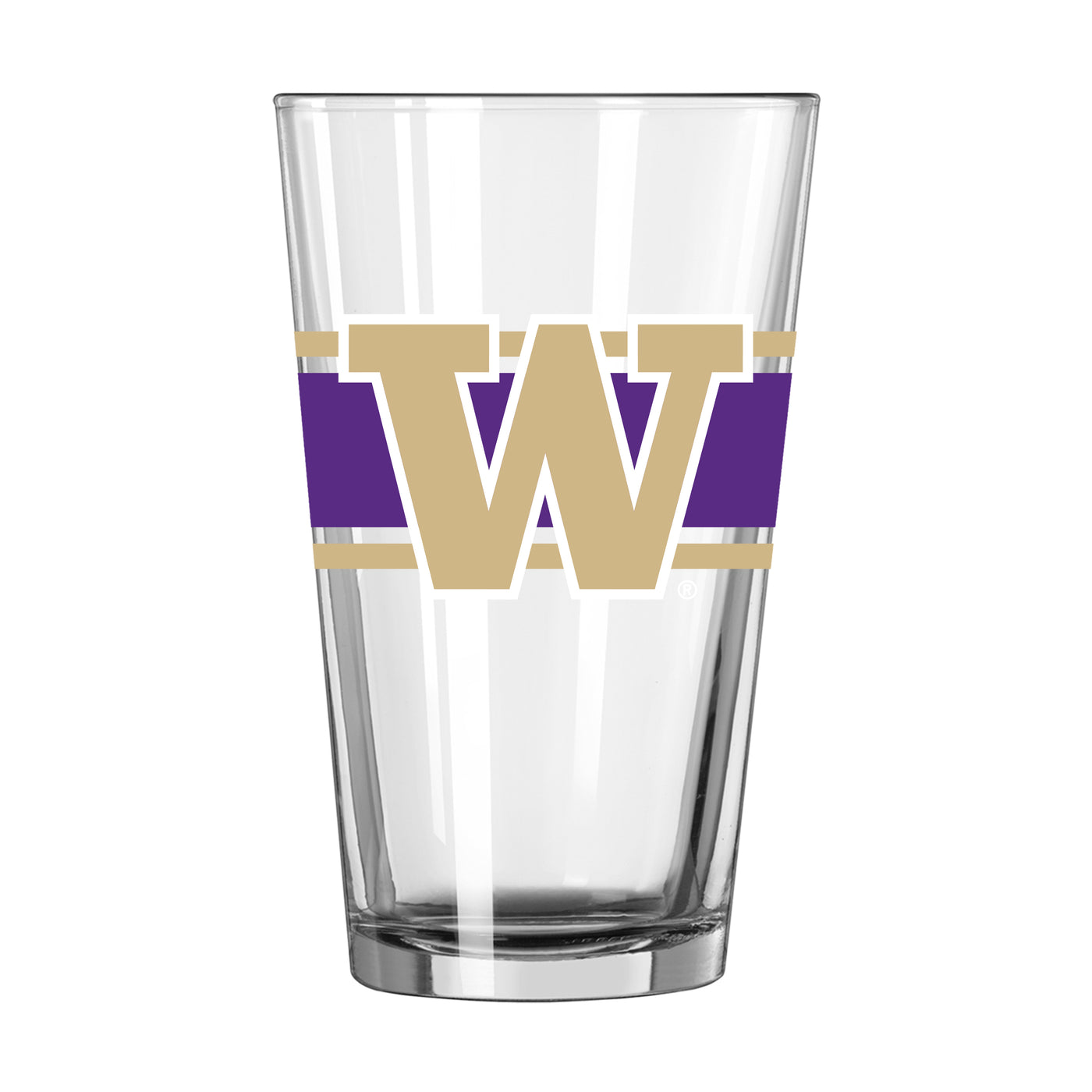 Washington 16oz Stripe Pint Glass