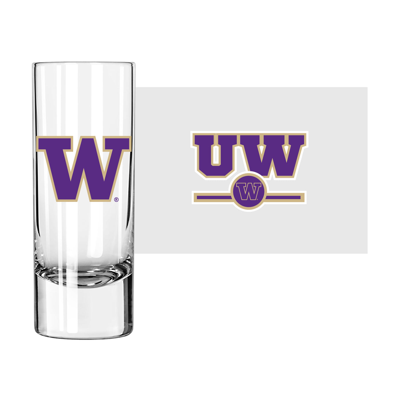 Washington 2.5oz Letterman Shooter Glass