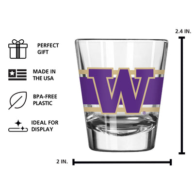 Washington 2oz Stripe Shot Glass
