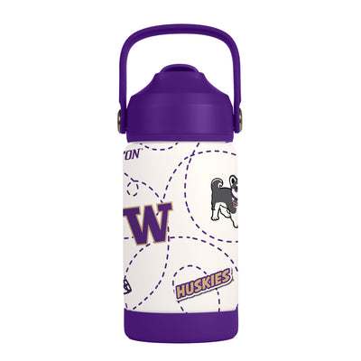 Washington 12oz Mascot SS Kids Bottle