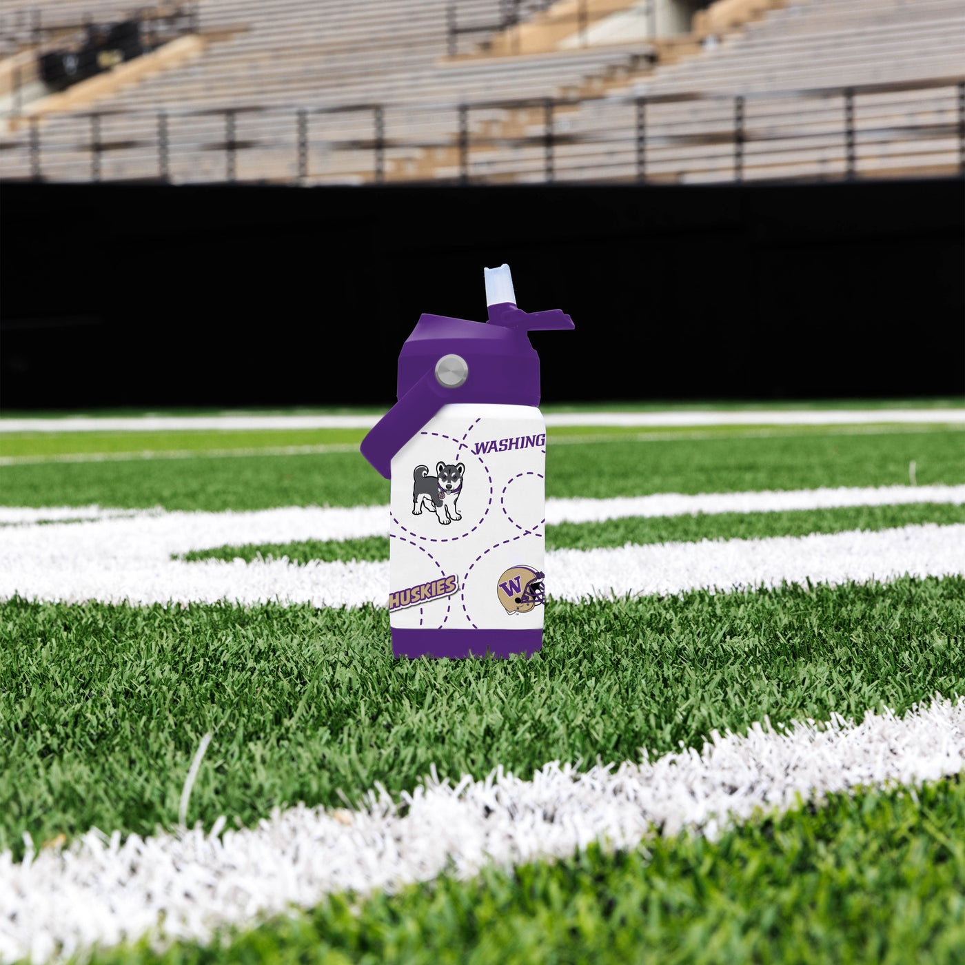 Washington 12oz Mascot SS Kids Bottle