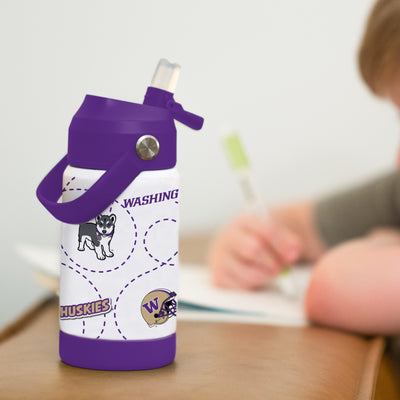 Washington 12oz Mascot SS Kids Bottle