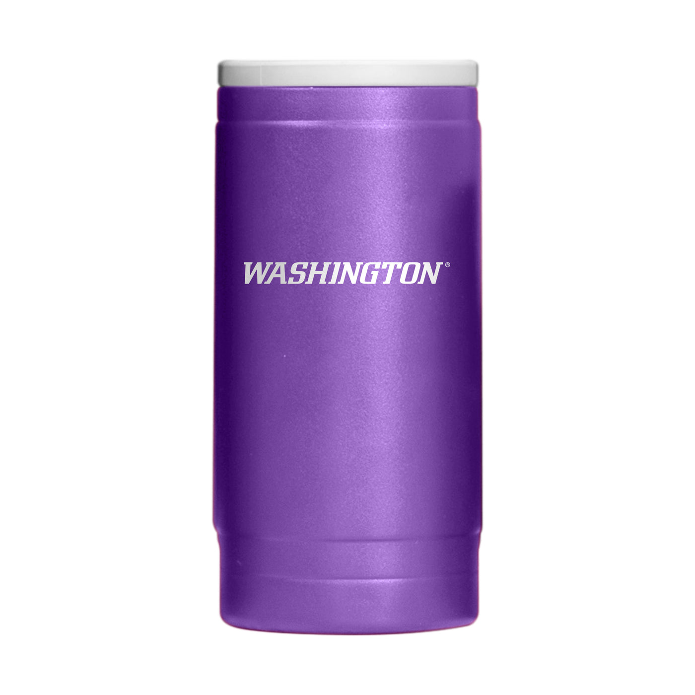 Washington 12oz Flipside Powder Coat Slim Can Coolie