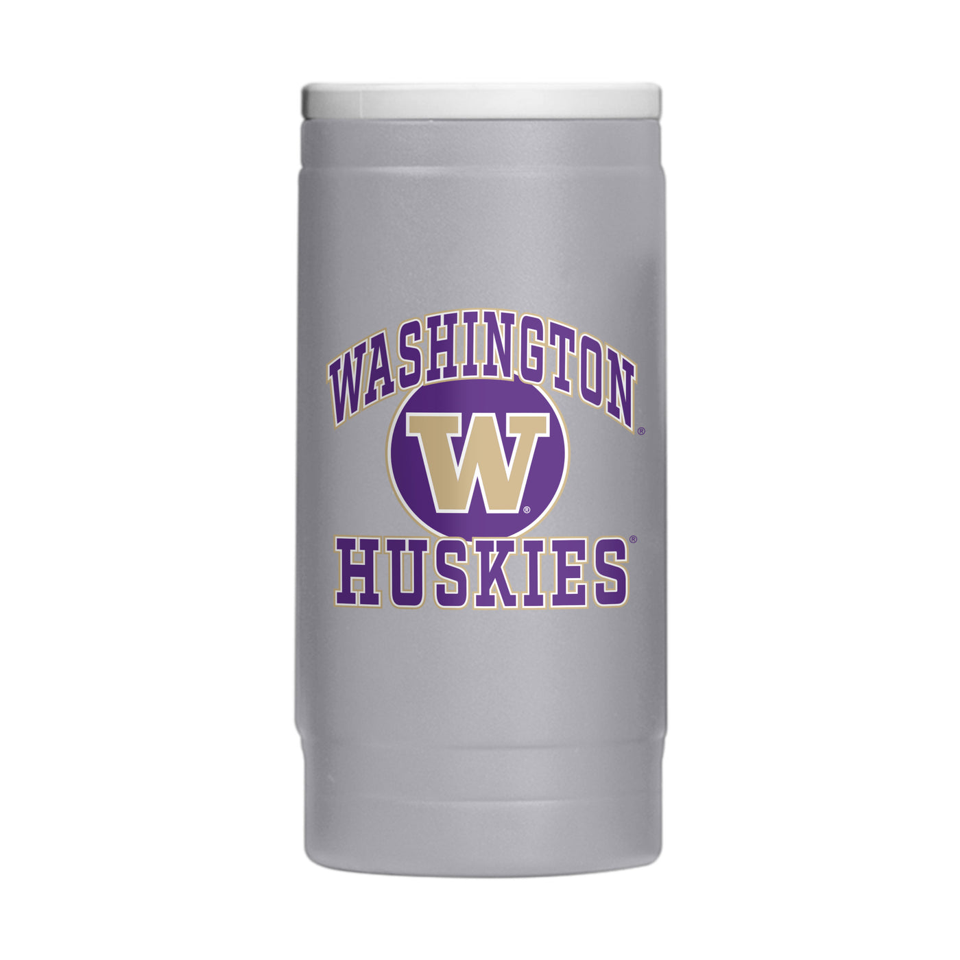 Washington 12oz Athletic Powder Coat Slim Can Coolie