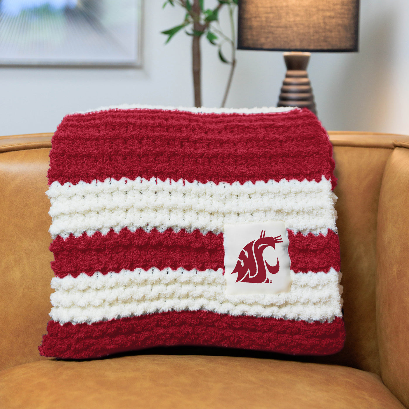 Washington State Cable Knit Throw 50x60