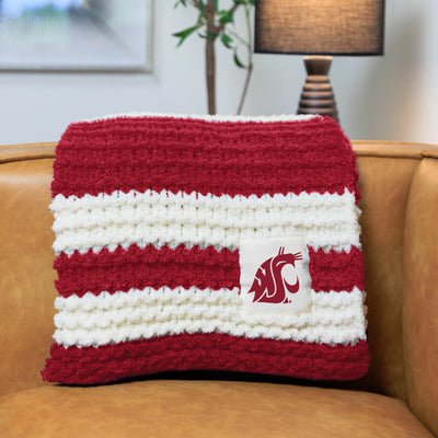 Washington State Cable Knit Throw 50x60
