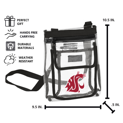 Washington State Gameday Clear Crossbody - Logo Brands
