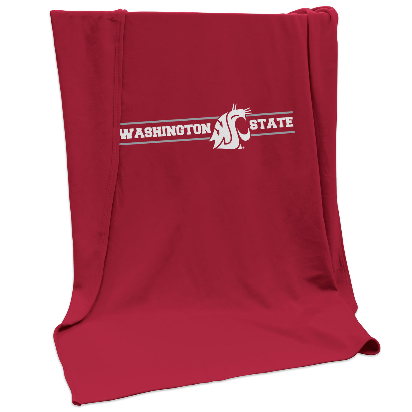WA State Campus Colors Sweatshirt Blanket (Screened)