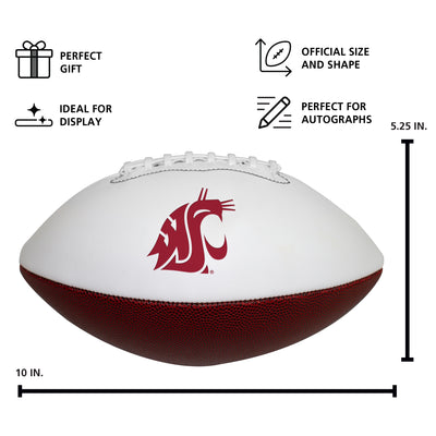 Washington State Official-Size Autograph Football