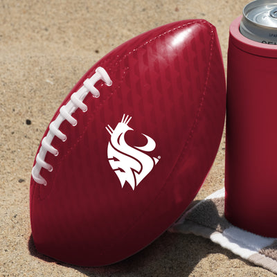 Washington State Carbon Fiber Mini SizeGlossy Football