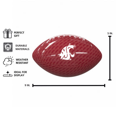Washington State Carbon Fiber Mini SizeGlossy Football