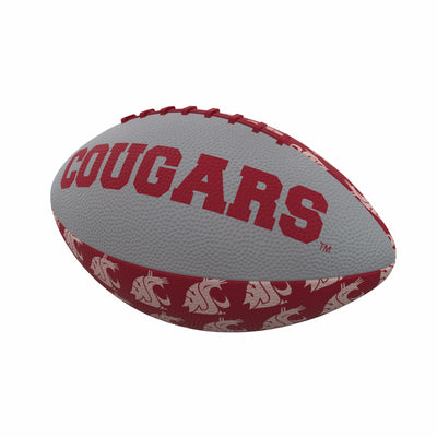 Washington State Repeating Mini-Size Rubber Football - Logo Brands