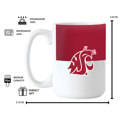 Washington State 15oz Colorblock Sublimated Mug