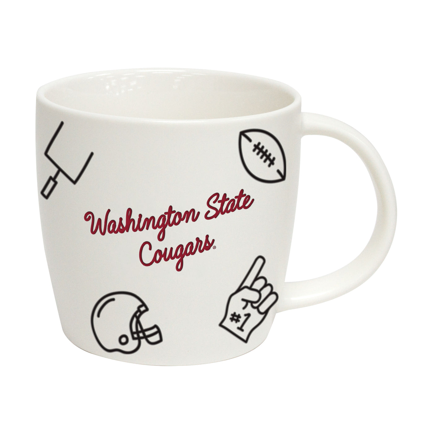 Washington State 18oz Playmaker Mug