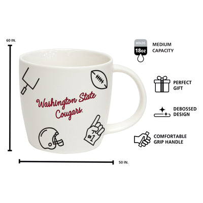 Washington State 18oz Playmaker Mug