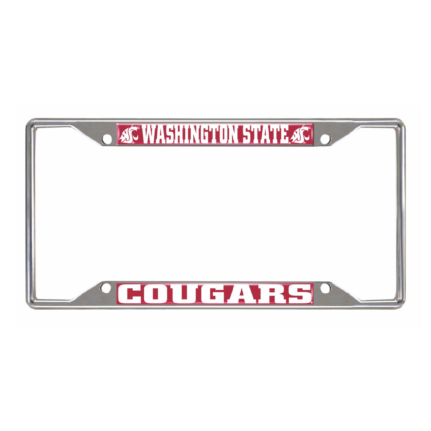 Washington State University Chrome License Plate Frame