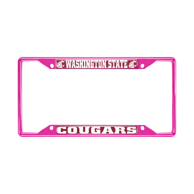 Washington State University-Pink License Plate Frame