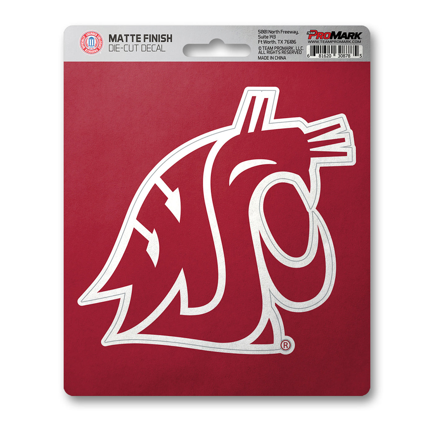 Washington State University Matte Decal