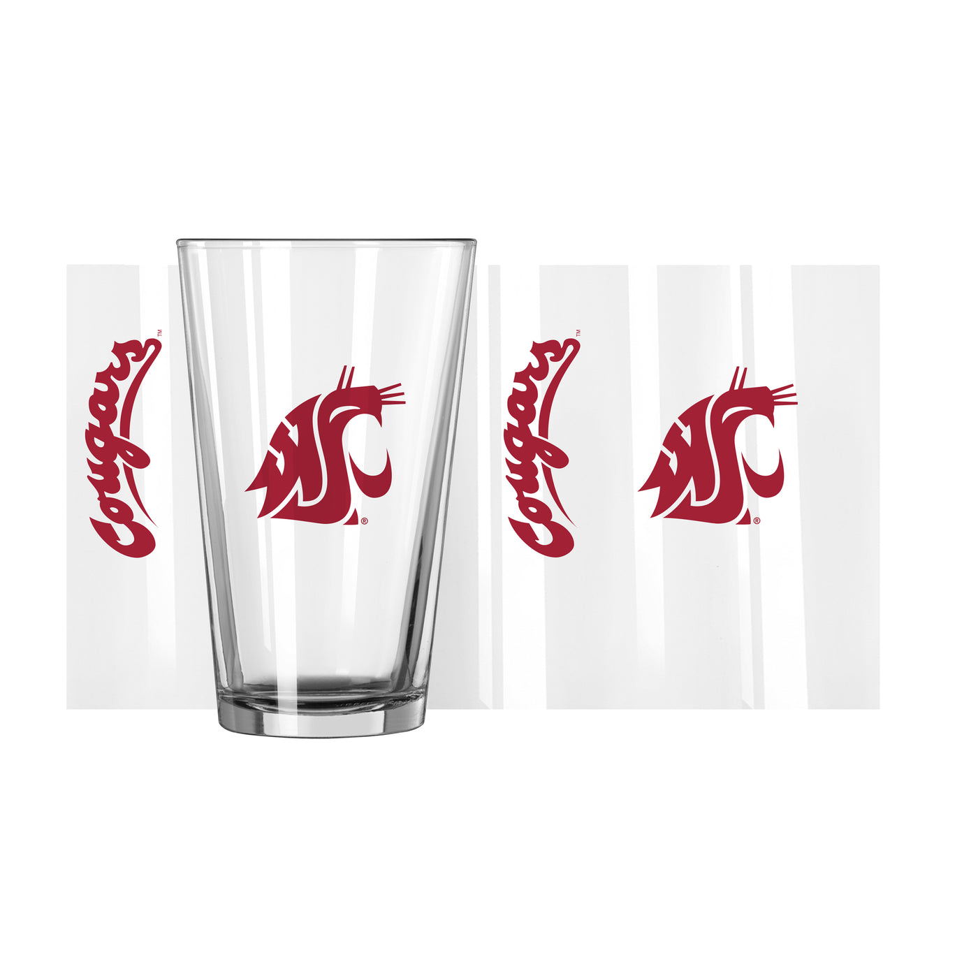 Washington State 16oz Gameday Pint Glass