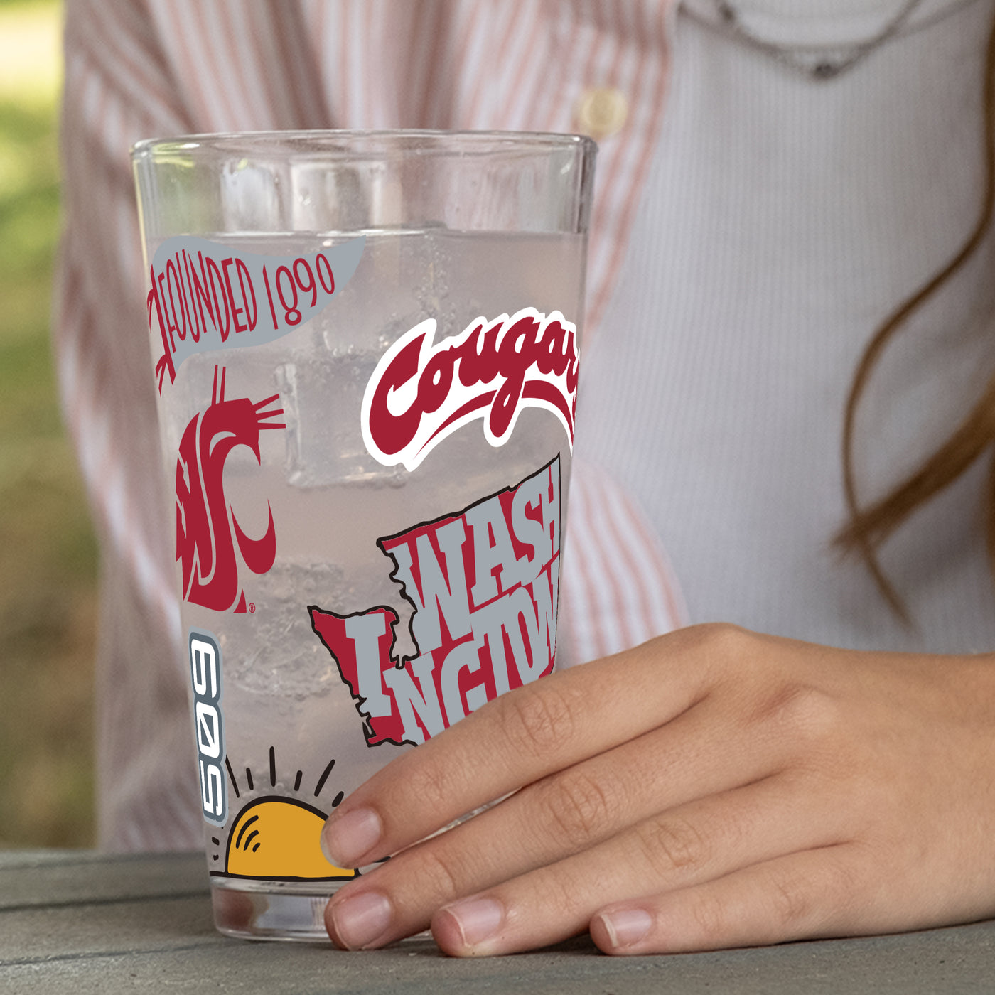 Washington State 16oz Native Pint Glass