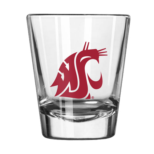 Washington State Gameday shot glass by Logo Brands, 2oz drinkware featuring state logo and design.