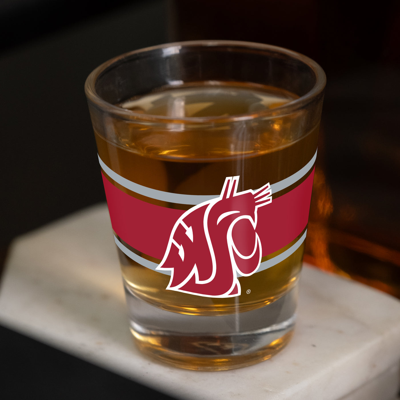 Washington State 2oz Stripe Shot Glass