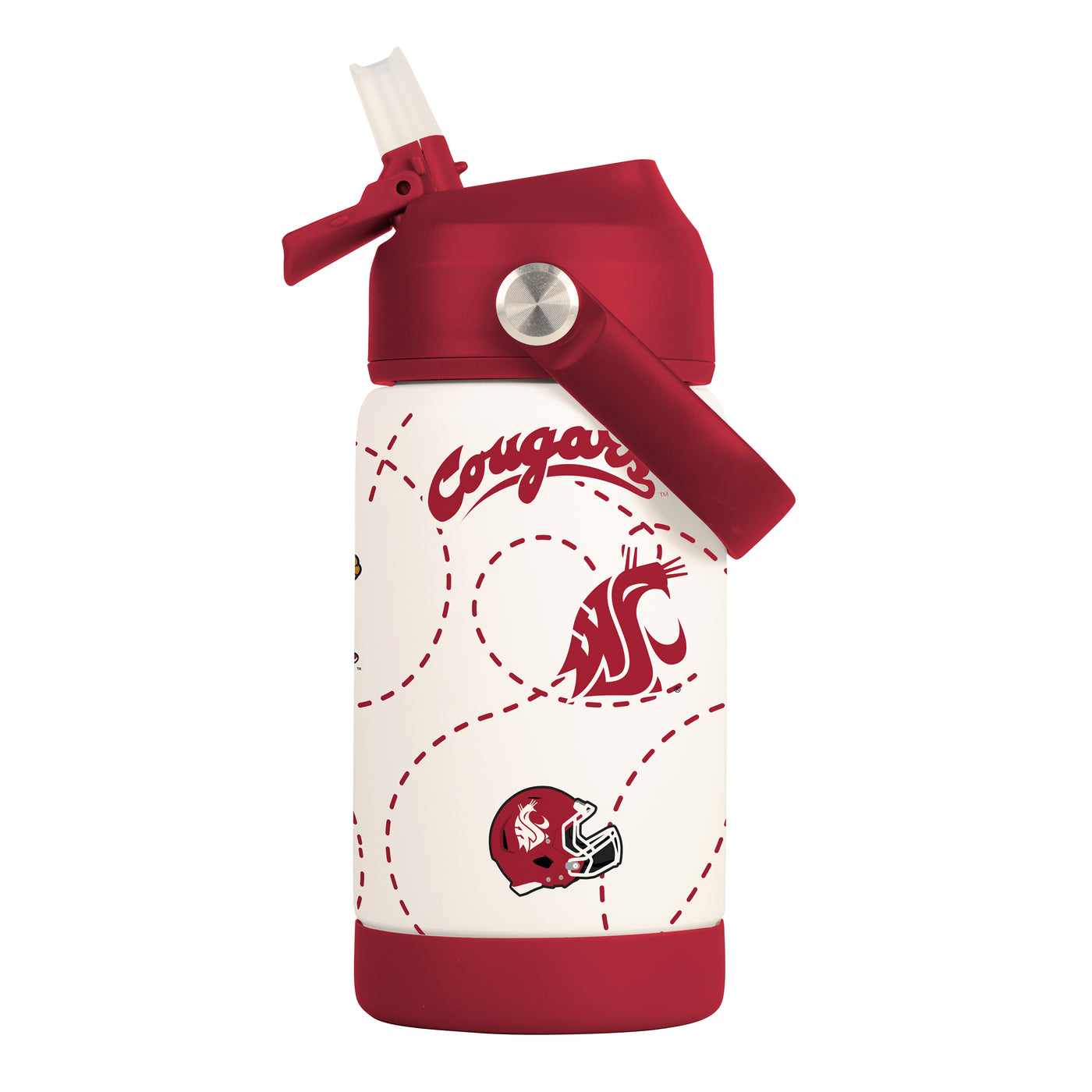 Washington State 12oz Mascot SS Kids Bottle