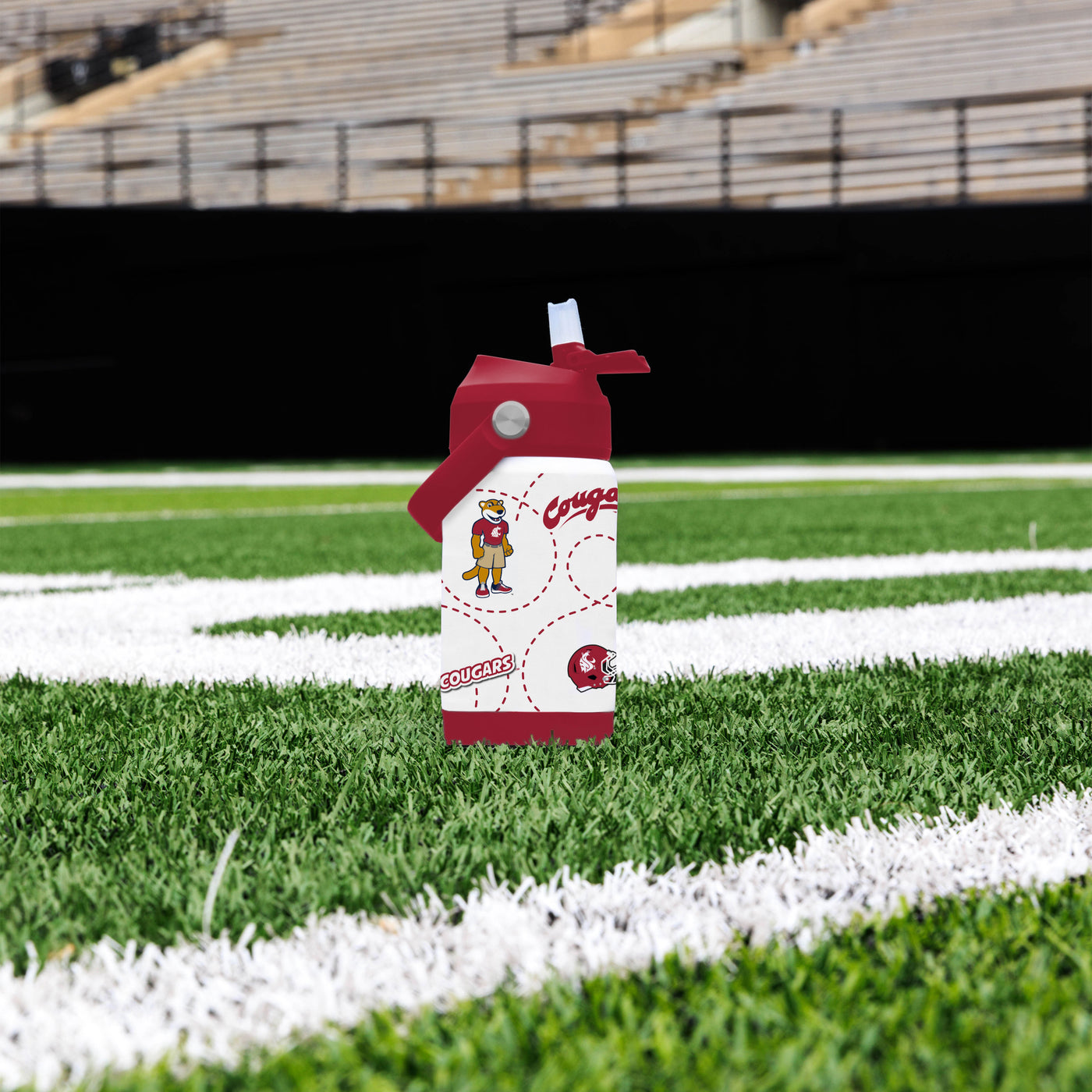 Washington State 12oz Mascot SS Kids Bottle