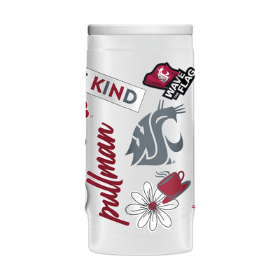 Washington State 12oz Native Powder Coat Slim Can Coolie