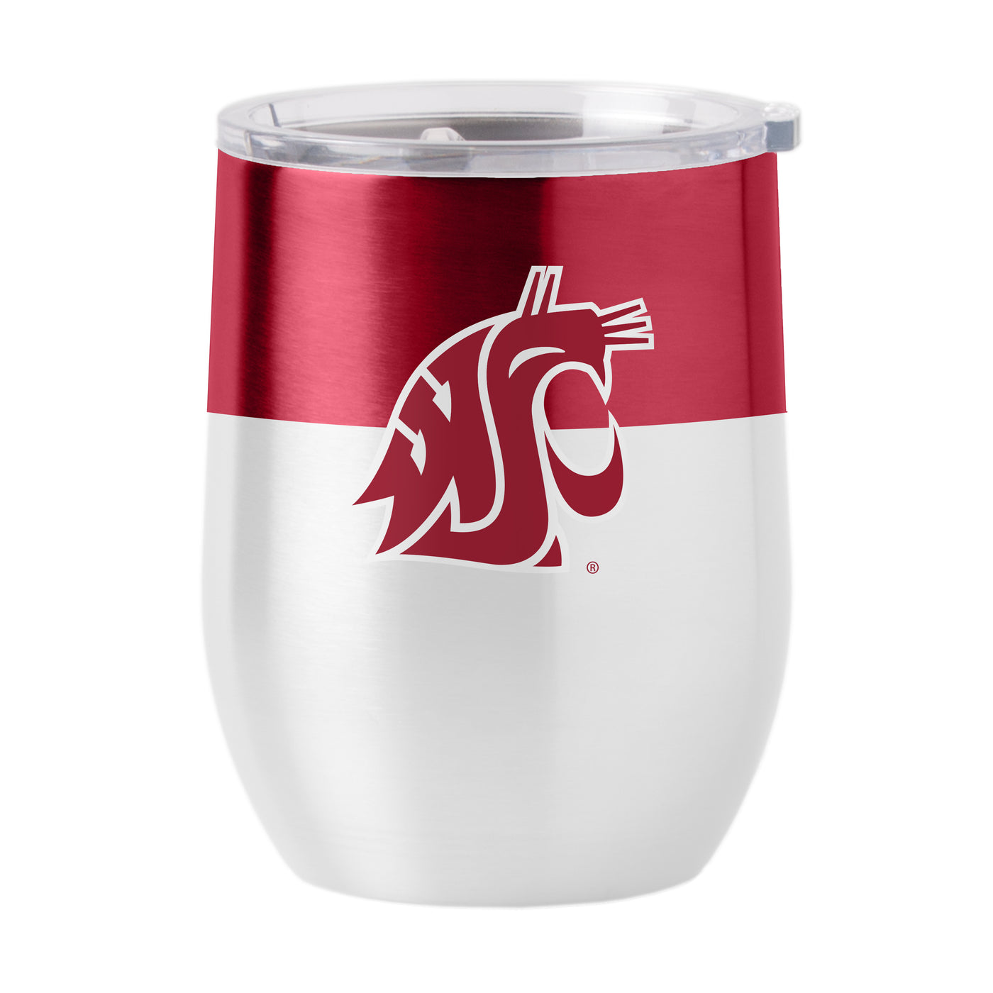 Washington State 16oz Colorblock Stainless Curved Beverage