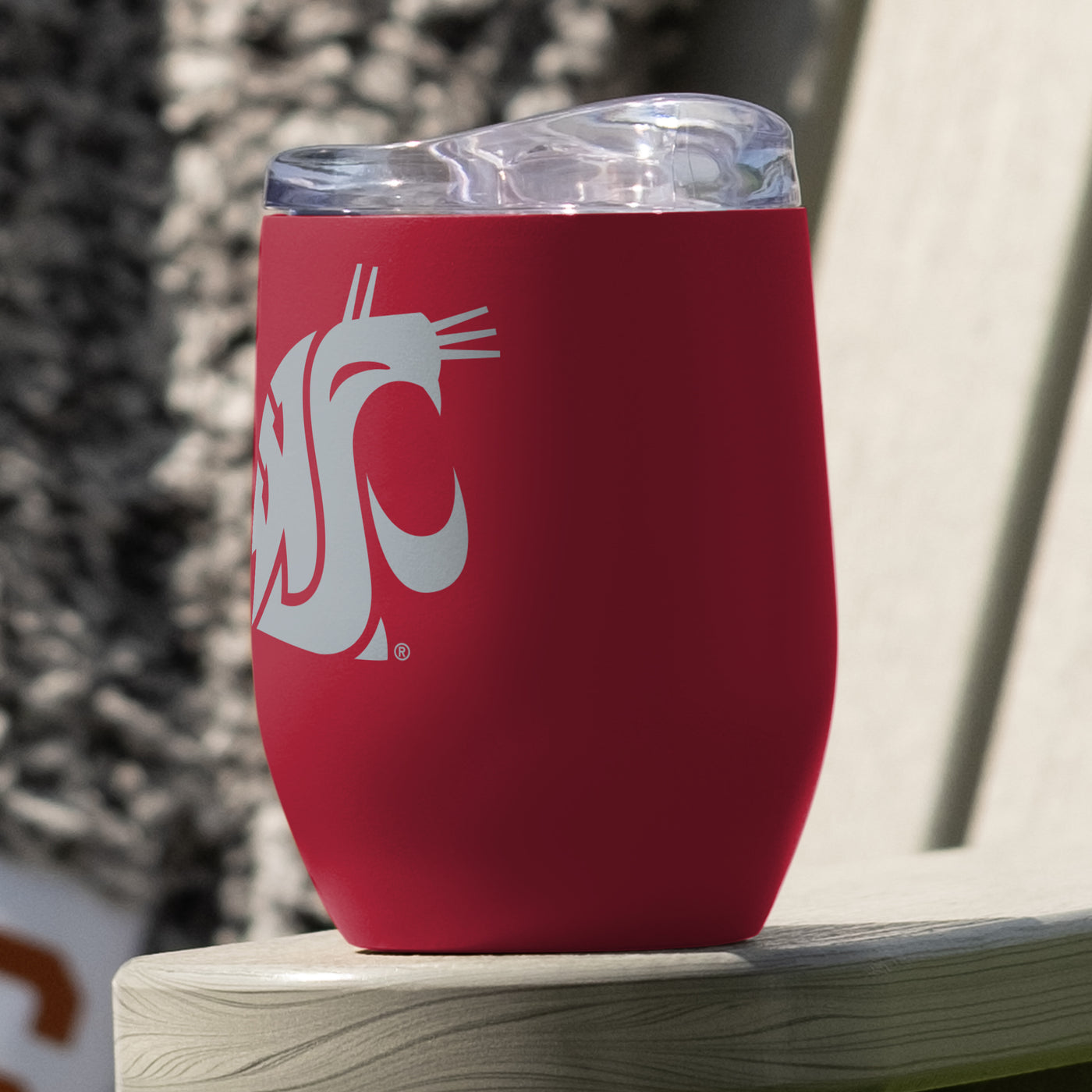 Washington State 16oz Flipside Powder Coat Curved Bev