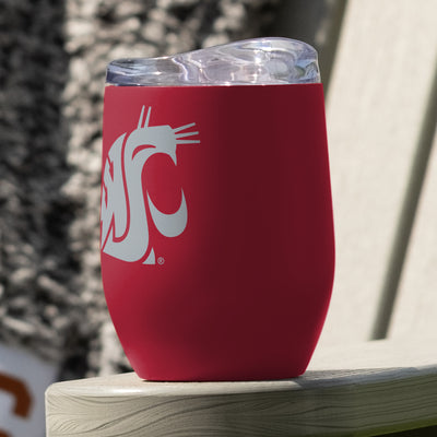 Washington State 16oz Flipside Powder Coat Curved Bev