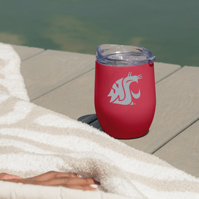 Washington State 16oz Flipside Powder Coat Curved Bev